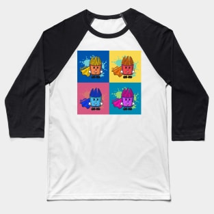 Pop Art for Kids | Superfry | ALL Baseball T-Shirt